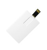 Флеш накопитель USB 2.0 в виде кредитной карты 32GB, пластик, белый — изображение 3