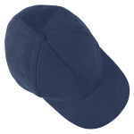 Кепка 5- панельная Salerno Heavy 350,  c белым сендвичем, темно-синяя — изображение 3