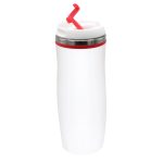 Термокружка Latte, бело-красный — изображение 2