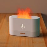 Светодиодный USB увлажнитель-ароматизатор Flame, белый — изображение 3