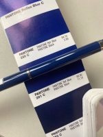 Ручка шариковая, СЛИМ СМАРТ, металлическая, синяя/серебристая — изображение 3