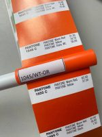 Ручка шариковая CONSUL, пластиковая, белая/оранжевая — изображение 3